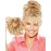 Natural Tone Hair Wrap HT4 Darkest Brown - Christie Brinkley 6 Overall Length Heat Friendly Textured Hairpiece Fun Bun Chignon