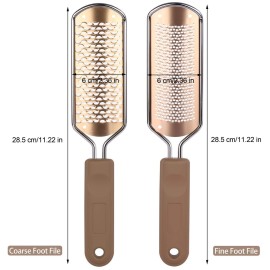 2 Pack Pedicure Rasp Foot File Callus Remover, Professional Foot Scrubber Remove Dead Skin Cracked for Wet and Dry Feet 2 Pack Pedicure Rasp Foot File Callus Remover, Professional Foot Scrubber Remove Dead Skin Cracked for Wet and Dry Feet