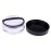 AKOAK Capacity 10 ml(0.33 oz) No Leaks Empty Reusable Plastic Loose Powder Compact Container DIY Makeup Powder Case with Sponge Powder Puff,Elasticated Net Sifter and Threaded Screw Lid