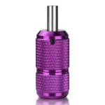 ATOMUS 25mm Tattoo Grips Tubes Self-lock Aluminum Alloy Tattoo Gun Grip Auto Self Locking Handle for Tattoo Machine Supply Body Art Tattoo Machine Parts (Purple)