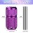 ATOMUS 25mm Tattoo Grips Tubes Self-lock Aluminum Alloy Tattoo Gun Grip Auto Self Locking Handle for Tattoo Machine Supply Body Art Tattoo Machine Parts (Purple)