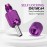 ATOMUS 25mm Tattoo Grips Tubes Self-lock Aluminum Alloy Tattoo Gun Grip Auto Self Locking Handle for Tattoo Machine Supply Body Art Tattoo Machine Parts (Purple)