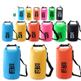 ACEVER Outdoor Dry Sack/Floating Waterproof Bag 2L/3L/5L/10L/15L/20L/30L for Boating, Kayaking, Hiking, Snowboarding, Camping, Rafting, Fishing and Backpacking (Green, 2L) ACEVER Outdoor Dry Sack/Floating Waterproof Bag 2L/3L/5L/10L/15L/20L/30L for Boating, Kayaking, Hiking, Snowboarding, Camping, Rafting, Fishing and Backpacking (Green, 2L)