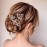 Unicra Bride Wedding Crystal Hair Pins Flower Bridal Hair Pieces Wedding Hair Accessories for Women and Girls Pack of 3 (Gold)