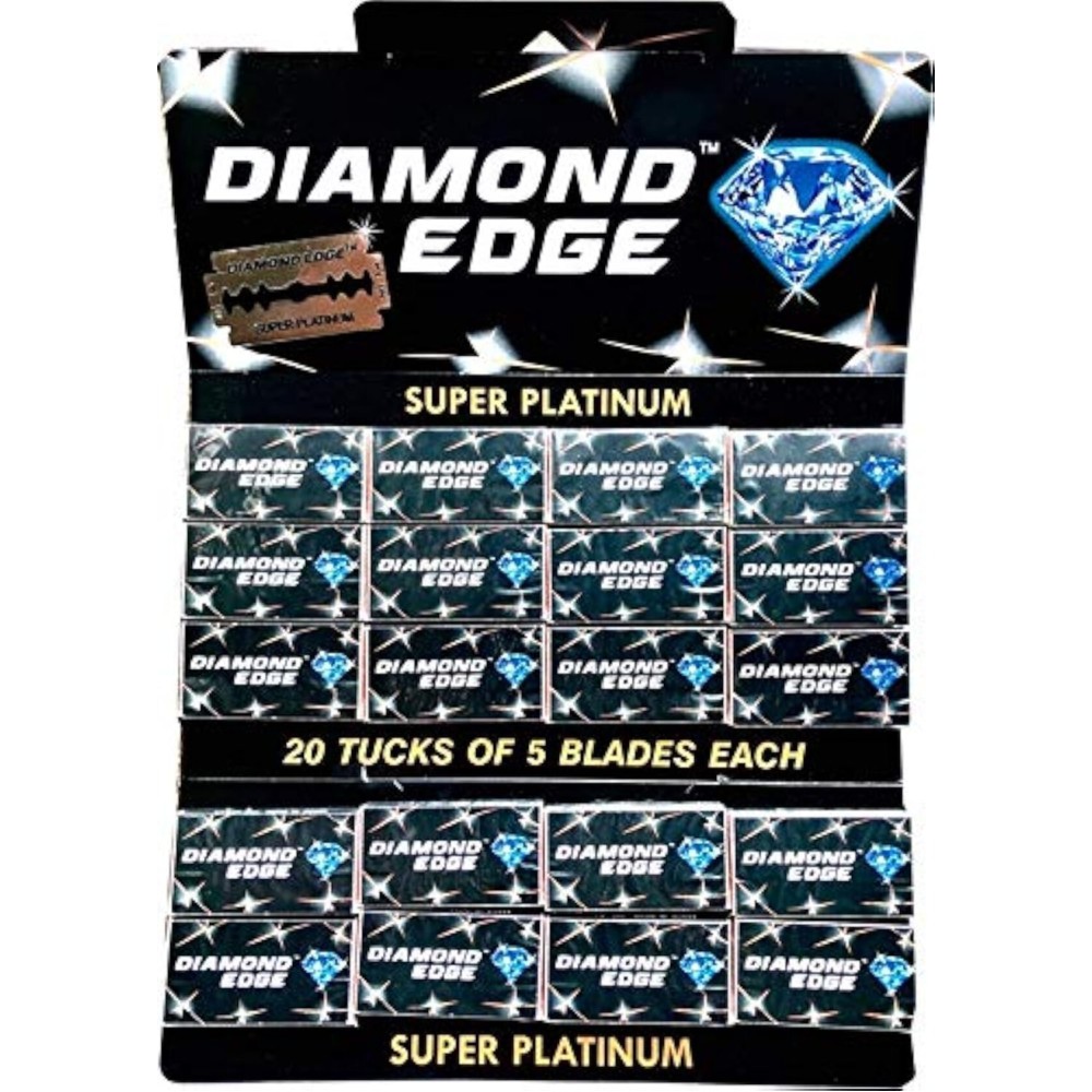 Super-Max Diamond Edge Double Edge Razor Blades, 100 blades Super-Max Diamond Edge Double Edge Razor Blades, 100 blades