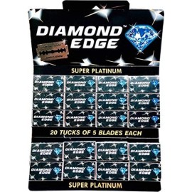 Super-Max Diamond Edge Double Edge Razor Blades, 100 blades Super-Max Diamond Edge Double Edge Razor Blades, 100 blades