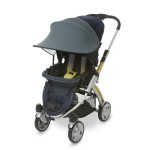 Manito Sun Shade for Strollers and Car Seats (Khaki Grey) UPF 50+