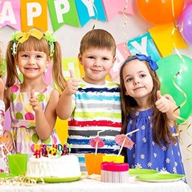 7Rainbows Cute Royal Blue Bow Headband for Girls Toddlers.