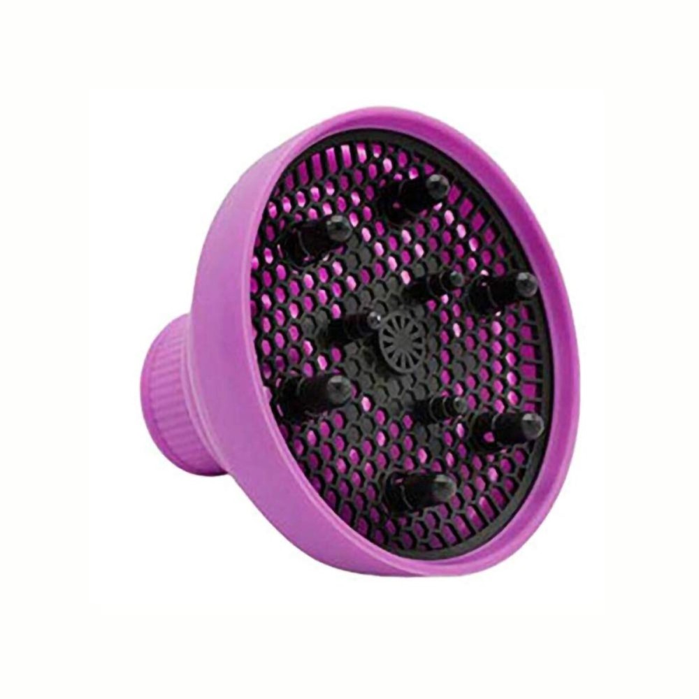 AINAAN Collapsible Silicone Hair Diffuser Attachment- The latest travel portable, 2019, Purple, silicone diffuser