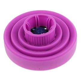 AINAAN Collapsible Silicone Hair Diffuser Attachment- The latest travel portable, 2019, Purple, silicone diffuser