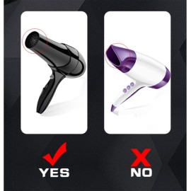 AINAAN Collapsible Silicone Hair Diffuser Attachment- The latest travel portable, 2019, Purple, silicone diffuser