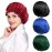 ROYBENS 4PCS Satin Bonnets for Women, Silk Hair Bonnet for Sleeping, Silky Sleep Cap for Curly Hair Braids, B