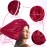 ROYBENS 4PCS Satin Bonnets for Women, Silk Hair Bonnet for Sleeping, Silky Sleep Cap for Curly Hair Braids, B