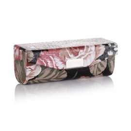 Beautyflier Womens PU Leather Lipstick Case Holder with Mirror Rectanglet Makeup Travel Cases for Purse Lipstick Holder (Black Flower) Beautyflier Womens PU Leather Lipstick Case Holder with Mirror Rectanglet Makeup Travel Cases for Purse Lipstick Holder (Black Flower)