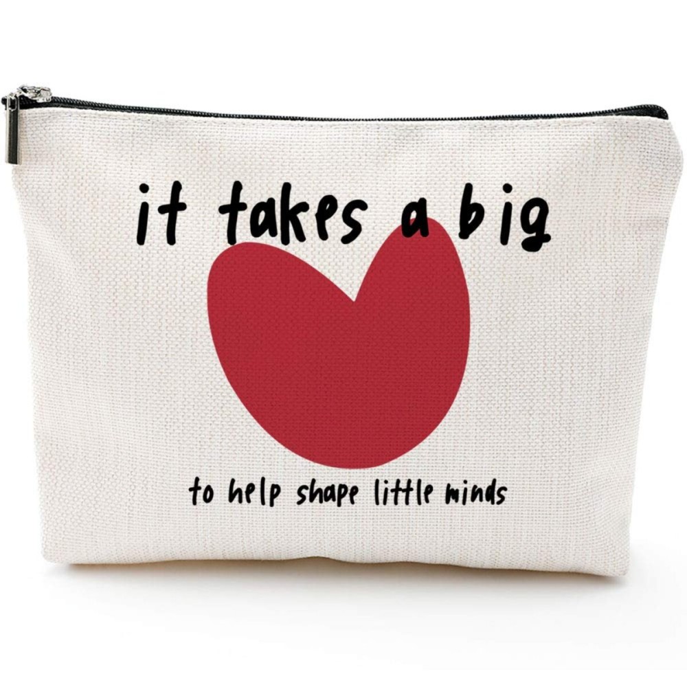 A Big Heart Teacher Thank You Gift: Graduation Gifts for Women - Makeup Bag