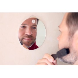 Q-BICS Fog Free Shower Shaving Mirror Rectangular and Round Shapes Set of 2 Just Hang On Wall Unbreakable Portable Traveling Shaving Mirror Q-BICS Fog Free Shower Shaving Mirror Rectangular and Round Shapes Set of 2 Just Hang On Wall Unbreakable Portable Traveling Shaving Mirror