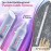 GLADZY Glass Cuticle Pusher Tool - 2 pcs. Manicure Sticks, Crystal Glass Cuticle Remover, Callous and Dry Skin Fingertip File, Nail Shaper, Professional Nail Care, Ethically Made in Czech Republic