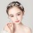 Braveamor Bridal Hair Vine Bridesmaids Headband Wedding Headpieces For Women Bridal Hair Pieces Hair Accessories With Clear Beads Pearls Flowers (Silver)
