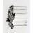 Faship Gorgeous Black Small Floral Hair Comb