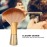 Soft Fan-Shaped Neck Duster Brush, Large Sweep Hair and Face Cleaning Brush for Salon Stylists and Barbers