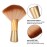 Soft Fan-Shaped Neck Duster Brush, Large Sweep Hair and Face Cleaning Brush for Salon Stylists and Barbers