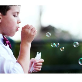 GIFTEXPRESS Valentine\'s Day Heart Shape Mini Bubble Wands for Kids - 48 Pack 4.25 Tall Assorted Pastel Color Heart Bubble Sticks - 5 mL Tube Non Toxic Bubbles Solution for Party Goodies Favors