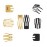 30 Pieces Double Grip Hair Clips Metal Snap Hair Barrettes for Women Teen Girls Hair Making (Black)