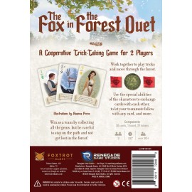 Renegade Game Studios Fox in the Forest Duet Card Game for 2 Players Aged 10 & Up , Cooperative Trick-Taking Game.
