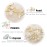 Unicra Wedding Crystal Flower Hair Vine Bridal Headpiece Headbands Wedding Hair Accessories for Brides (Gold)