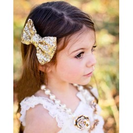 Love Fairy Girl\'s Lovely Fashion Bow Hairpin Sequins Hair Clip for Daily Life Travel Party Festivals (Pink ) Love Fairy Girl\'s Lovely Fashion Bow Hairpin Sequins Hair Clip for Daily Life Travel Party Festivals (Pink )