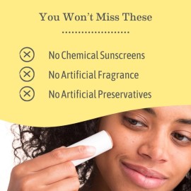 Earth Mama Lady Face Tinted Mineral Sunscreen Stick, SPF 40 Medium/Dark Tint | Contains Organic Shea & Cocoa Butter | Foundation + Concealer + Contour, Blends with Most Skin Tones