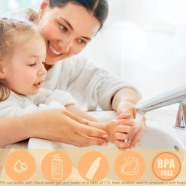 Lil Ray 2 Oz Empty White Foam Pump Bottle, Foamer Soap Dispenser for Lash Shampoo, Hand Soap, Foaming Cleaner(Rose Gold Pump, 6 PCS) Lil Ray 2 Oz Empty White Foam Pump Bottle, Foamer Soap Dispenser for Lash Shampoo, Hand Soap, Foaming Cleaner(Rose Gold Pump, 6 PCS)