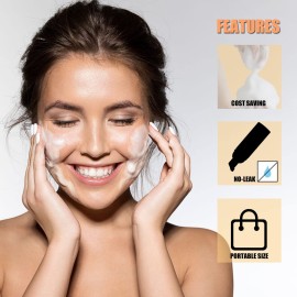 Lil Ray 2 Oz Empty White Foam Pump Bottle, Foamer Soap Dispenser for Lash Shampoo, Hand Soap, Foaming Cleaner(Rose Gold Pump, 6 PCS) Lil Ray 2 Oz Empty White Foam Pump Bottle, Foamer Soap Dispenser for Lash Shampoo, Hand Soap, Foaming Cleaner(Rose Gold Pump, 6 PCS)