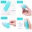HubHnb 3.4 oz 100 ml Leakproof Silicone Travel Bottles, 4 Pack Portable Refillable Food-grade Travel Containers