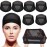 Tatuo 5 Pack Dome Caps Stretchable Spandex Wig Caps for Men Women(Clear Blank)