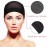 Tatuo 5 Pack Dome Caps Stretchable Spandex Wig Caps for Men Women(Clear Blank)
