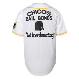 Supereasydeal Bad News Bears 12 Tanner Boyle Movie 1976 Chico\'s Bail Bonds Baseball Jersey Size 3XL (White, XXX-Large)