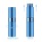 Lil Ray 8ml Portable Mini Perfume Atomizer(4 PCS)Refillable Empty Small Spray Bottle for Travel, Twist Tpye Pocket Cologne Sprayer (Matte Black, Pink, Blue, Silver)