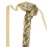 Lydell 24 Long Fishtail Braid Wrap Around Ponytail Extension Synthetic Hairpiece H16/613 Blonde Highlighted