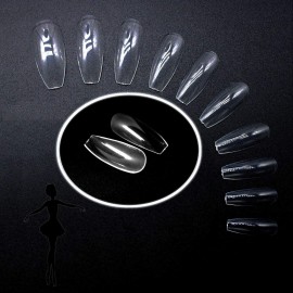 Acrylic Nail,Coffin Nails Full Cover, Ivtor Clear Artificial Nails Tips Ballerina Nail Art DIY at Home For Women 600Pcs 10 Sizes Acrylic Nail,Coffin Nails Full Cover, Ivtor Clear Artificial Nails Tips Ballerina Nail Art DIY at Home For Women 600Pcs 10 Sizes