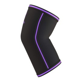 Elbow Sleeves 5mm (1 Pair) - High Performance Elbow Sleeve Support for Weightlifting, Weight Training & Powerlifting - Best Compression Straps - for Men and Women (Small, Black/Purple) Elbow Sleeves 5mm (1 Pair) - High Performance Elbow Sleeve Support for Weightlifting, Weight Training & Powerlifting - Best Compression Straps - for Men and Women (Small, Black/Purple)