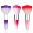 SILPECWEE 3Pcs Nail Brushes for Cleaning Powder, Makeup Brush Nail Clean Up Brush Acrylic Nail Brush Cleaner Nail Dust Brush Manicure Brush Nail Art Tools
