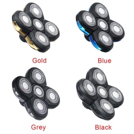 5 Head Shaver Replacement Blades for Electric Razor - Bald Shaving Tool for Head and Face
