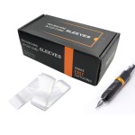 EZ Tattoo Clip Cord Covers - 100 Pcs Clip Cord Covers for Tattoo Machine, Clear Clip Cord Sleeves for Tattoo Machine Covers Wrap and Tattoo Equipment Supply
