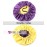 ELIHAIR Kids Bonnets Sleeping Caps Teens Toddler Child Baby Silky Satin Bonnet Night Cap Adjustable Reversible Double Layer Lavender/Yellow