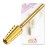 PANA Nail Carbide Volcano Bit - Two Way Rotate use for Both Left and Right Handed - Fast remove Acrylic or Hard Gel - 3/32 Shank - Manicure, Nail Art, Drill Machine (3x Coarse, Gold)