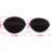 2 Pcs Black Bump It Up Sponge Volume Princess Hair Pads - Small and Large Fluffy Heightening Inserts for Half-up Hairstyles