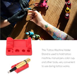 Antilog Machine Holder, Tool Holder Microblading Pigment Ink Cup Pen Stand Makeup Accessories