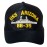 Artisan Owl United States Navy USS Arizona BB-39 Battleship Emblem Patch Hat - Adjustable Baseball Cap (Navy Blue)