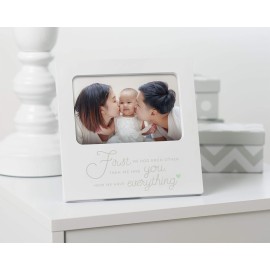 tiny ideas Family Keepsake Frame, First We Had Each Other, Then We Had You, Now We Have Everything\' Sentiment Photo Frame, Baby Gift, White